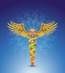 The Caduceus YinYang Snakes